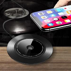 شارژر وایرلس 10 وات توتو TOTU CACW 08 Vinyl Wireless Charger طرح گرامافون 