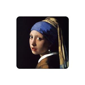 زیرلیوانی طرح دختر گوش مروارید کد 5122624