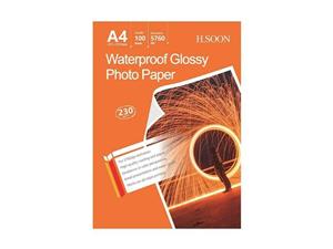 کاغذ چاپ عکس فتوگلاسه اچ.سون مدل 230GR سایز A4 بسته 100 عددی