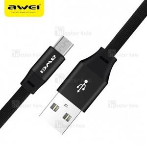 کابل شارژ میکرو یو اس بی اوی Awei CL-98 با توان 2 آمپر و طراحی کنفی...