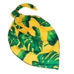 روسری زنانه مدل نخی تابستانه خنک قواره 140 طرح هاوایی کد ana-2111