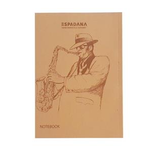دفتر مشق 80 برگ اسپادانا طرح مرد نوازنده