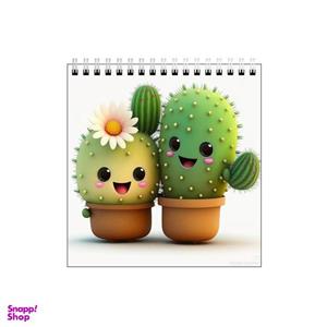 دفتر طراحی طرح زوج کاکتوس خوشحال کد 3348278