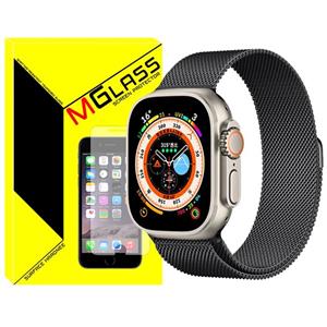 بند ام‌گلس مدل Milanese مناسب برای ساعت هوشمند هاینو تکو T94 Ultra Max