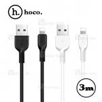 کابل 3 متری لایتنینگ هوکو Hoco X13 Easy Charging Cable توان 2 آمپر