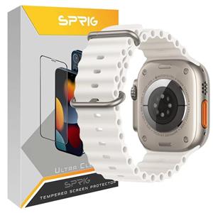 بند اسپریگ مدل Ocean مناسب برای ساعت هوشمند هاینو تکو T93 Ultra Max