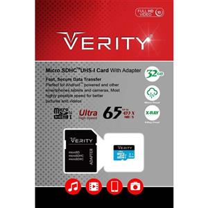 رم میکرو بدون آداپتور Verity32G class1065M UHS-1