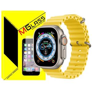 بند ام‌گلس مدل Ocean مناسب برای ساعت هوشمند هاینو تکو T94 Ultra Max / T93 Ultra Max / T89 Ultra Max/ T99 Ultra Max