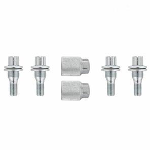 پیچ چرخ و رینگ ضد سرقت خودرو چیکال مدل M-58 مناسب برای اچ سی کراس مجموعه 6 عددی