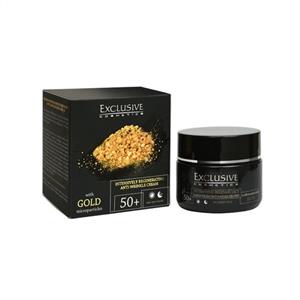 کرم ضد چروک حاوی طلا اکسکلوسیو مدل Gold حجم 50 میلی لیتر