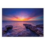 پوستر  طرح غروب آفتاب مدیترانه Mediterranean Sea Sunset مدل NV0825