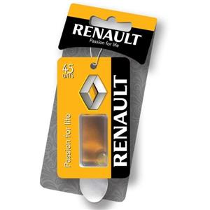 خوشبو کننده خودرو کوئیک کلین طرح Renault رایحه قهوه تلخ حجم 4.5 میلی گرم 