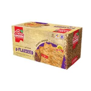 نان سنتی کاک حاوی ارد جودوسر با تزیین کتان اورنگ مقدار 400 گرم Ourang Enriched Bread With OXT Flour And Flaxseed 400gr 