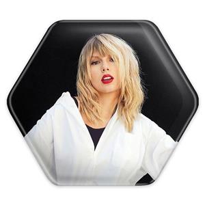 پیکسل خندالو طرح تیلور سوئیفت Taylor Swift مدل شش ضلعی کد 19054