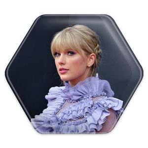 پیکسل خندالو طرح تیلور سوئیفت Taylor Swift مدل شش ضلعی کد 19047