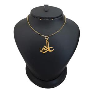 گردنبند طلا 18 عیار زنانه لیردا مدل اسم عادله کد akm s197