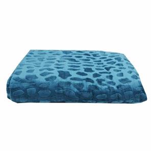 پتو مسافرتی یک نفره مدل برگ سبز سایز 200x160 سانتی‌متر