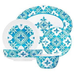 سرویس 20 پارچه غذاخوری استونی مدل آبی Stony Blue 20 Pieces Dinnerware Set