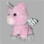 عروسک طرح خوک بالدار مدل Pig Unicorn Angel کد SZ11/903 ارتفاع 33 سانتی‌متر 