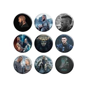 پیکسل ابیگل طرح وایکینگ ها رگنار لاگرتا آیوار بیورن Ragnar Vikings کد 040 مجموعه 9 عددی