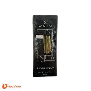 عطر جیبی مردانه صندل مدل سیلور سنت حجم 25 میلی لیتر