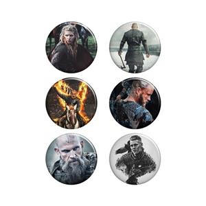 پیکسل ابیگل طرح وایکینگ ها رگنار لاگرتا آیوار بیورن Ragnar Vikings کد 041 مجموعه 6 عددی