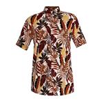 پیراهن آستین کوتاه مردانه مدل هاوایی کد GH-ZER-WHI