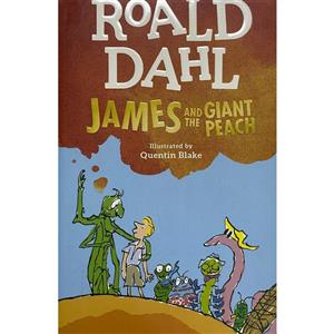 کتاب 5 jemes and the giant peach اثر Roald Dahl انتشارات معیار علم 