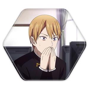 پیکسل خندالو طرح میوکی ساما انیمه کاگویا ساما مدل شش ضلعی کد 15992