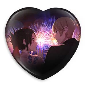 پیکسل خندالو طرح میوکی و کاکویا انیمه کاگویا ساما مدل قلبی کد 16016