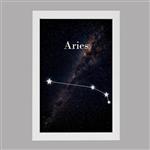 تابلو خندالو مدل دکوراتیو ماه تولد فروردین Aries کد M56 مجموعه 1 عددی