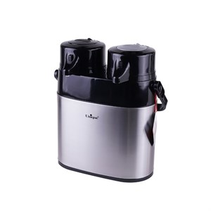 فلاسک دوقلو یونیک مدل استیل کد 9060 گنجایش 1.6 لیتر
