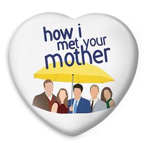 پیکسل خندالو طرح سریال آشنایی با مادر How I Met Your Mother مدل قلبی کد 13782