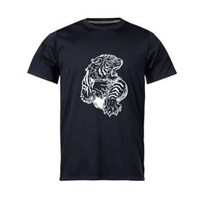 تی شرت استین کوتاه مردانه مدل Tiger NC1 0280 رنگ مشکی 