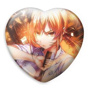 پیکسل خندالو طرح ارینا انیمه جنگ غذاها Food Wars مدل قلبی کد 16986