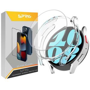 کاور اسپریگ مدل SPG مناسب برای ساعت هوشمند سامسونگ Galaxy Watch 6 40mm به همراه محافظ صفحه نمایش