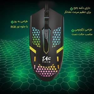 ماوس مخصوص بازی یوسیتک مدل GM308
