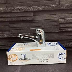 شیر روشویی طوفان فلز مدل ندا کروم