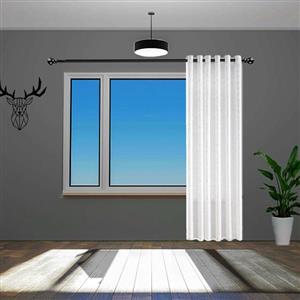 پرده تیکو دکو مدل حریر ژورژت طلاکوب شش چین سایز 225x280 سانتیمتر