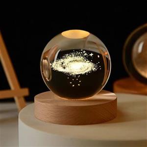 چراغ خواب مدل گوی کریستالی راه شیری 3D