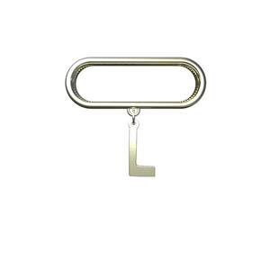 آویز ساعت طلا 18 عیار زنانه مدوپد مدل حرف L کد SL1-1546