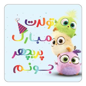 مگنت کاکتی طرح تولد پریچهر مدل پرندگان خشمگین Angry Birds کد mg63218