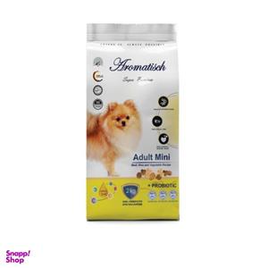 غذای خشک سگ آروماتیش مدل Adult mini beef وزن 2 کیلوگرم