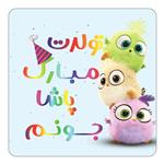 مگنت کاکتی طرح تولد پاشا مدل پرندگان خشمگین Angry Birds کد mg63050