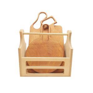 تخته سرو و استند پذیرایی مدل 126 مجموعه 4 عددی -