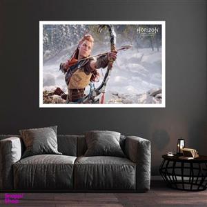 تابلو بکلیت طرح انیمیشن Horizon Forbidden West مدل قاب شاسی W-s8815