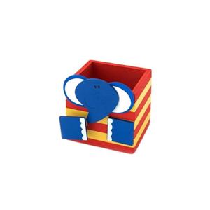 جامدادی رومیزی مدل چوبی طرح فیل