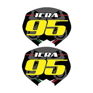 برچسب کلاه کاسکت رایسان طرح اسکلت 95 کد He003b بسته دو عددی