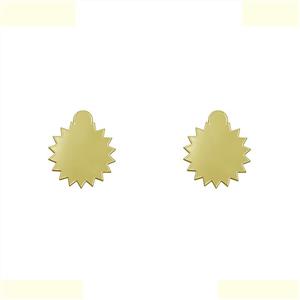 گوشواره طلا 18 عیار زنانه مدوپد مدل خورشید کد GA1-10059 -