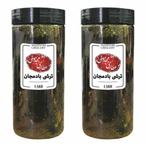 ترشی بادمجان مجذوبی - 1500 گرم بسته 2 عددی